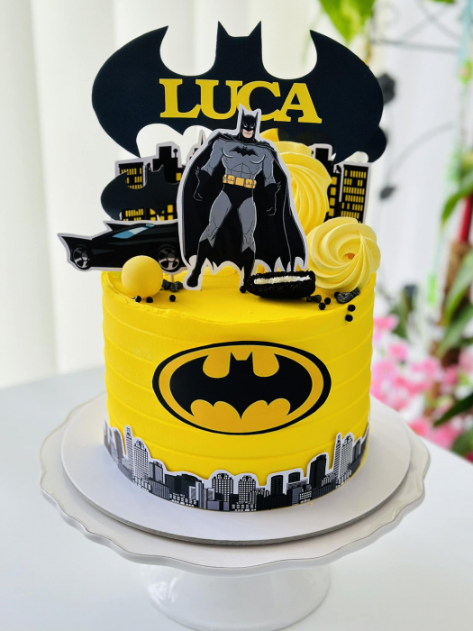 Topper tot cu Bat mobilul lui Batman [3]
