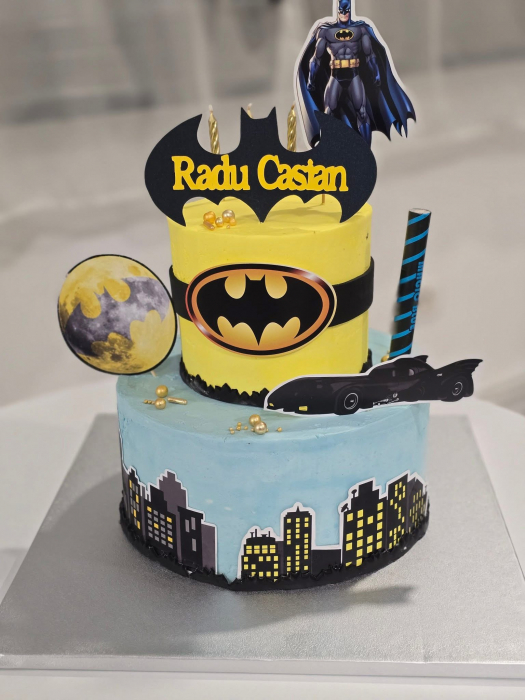 Topper tot cu Bat mobilul lui Batman [2]