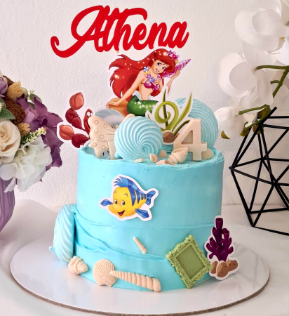 Suita de toppere tort cu ariel sirena marii [12]