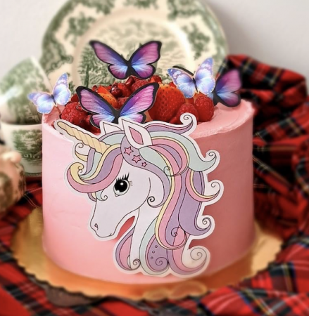 Topper Adamea cu unicorn din carton [4]