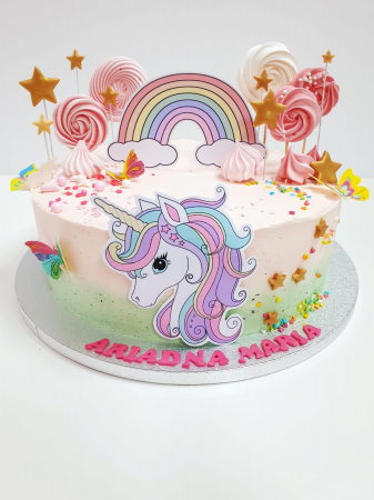 Topper Adamea cu unicorn din carton [9]