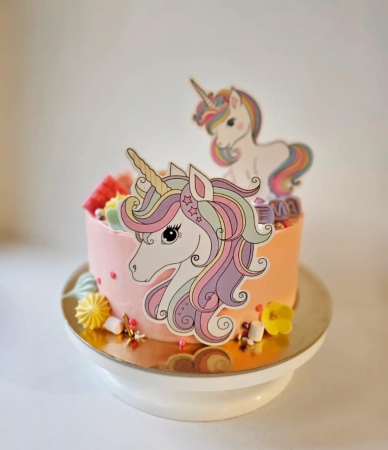 Topper Adamea cu unicorn din carton [8]