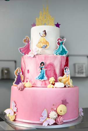 Topper tort sub forma de castel aurtiu [4]