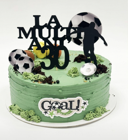 Topper frontal cu silueta de fotbalist [6]