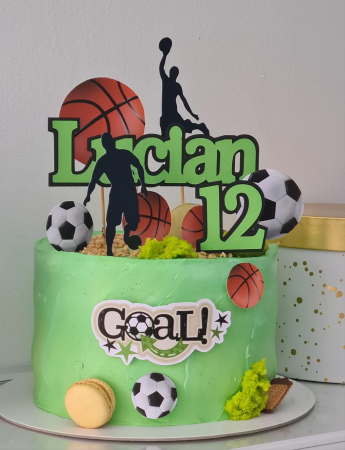 Topper frontal cu silueta de fotbalist [7]