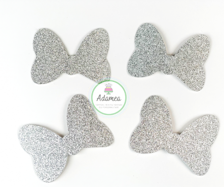 Fundita argintiu glitter pentru torturile Minnie