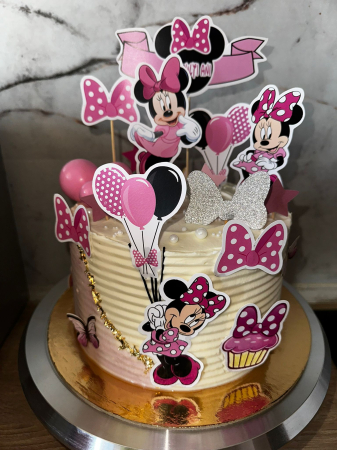 Fundita argintiu glitter pentru torturile Minnie [1]