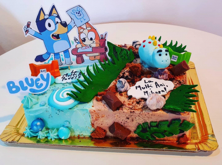 Suita toppere tort decoratiune cu Bluey [7]