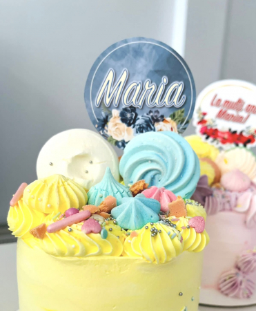 Diverse - Ornament de tort cu numele Maria