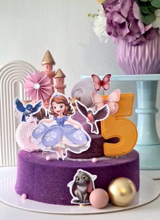 Topper tort cu printesa Sofia [8]