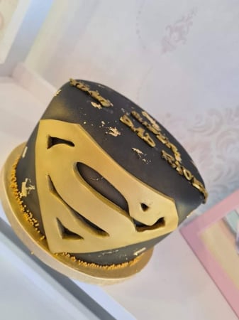 Sablon de tort cu logo Superman [1]