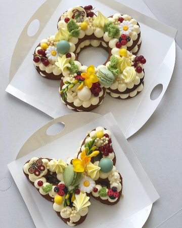 Sablon tort foi de miere floare [3]