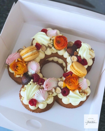 Diverse forme - Sablon tort foi de miere floare