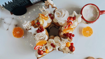 Sablon tort sub forma de stea [5]