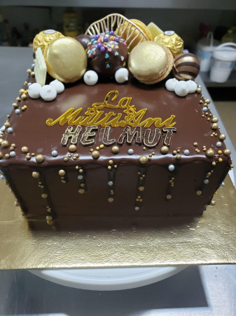 Set 3 frunze Gingko din plastic auriu [8]