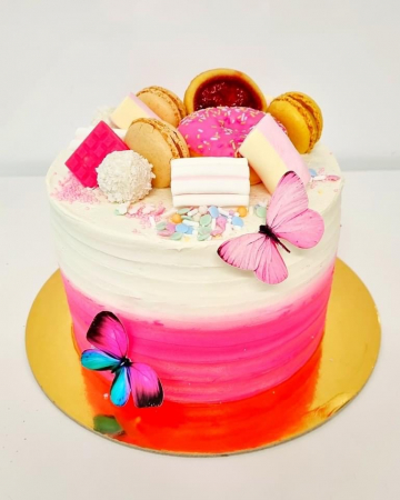 Set de 6 fluturi decor de tort [1]