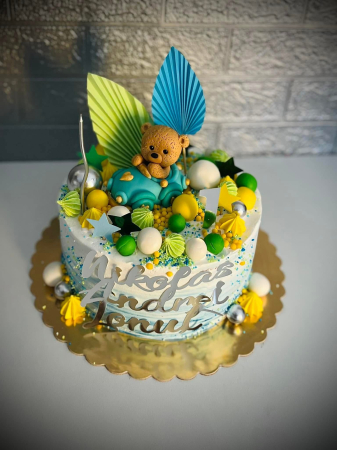 Lumanare de tort  personalizat argintie si spiralata - set de 3 bucati [1]