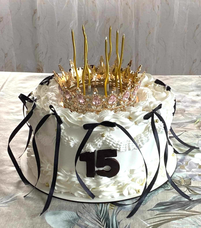 Lumanari de tort aurii spirala [1]