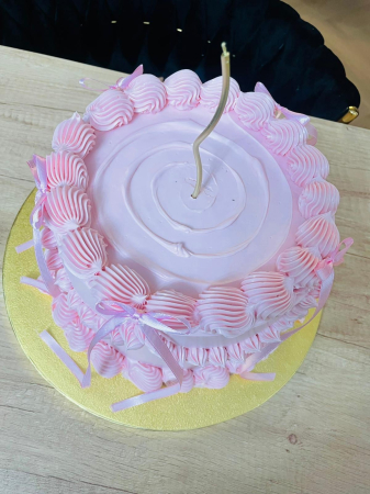 Lumanari de tort aurii spirala [4]