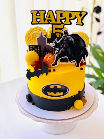 Personalizate - Set topper necomestibile din carton cu eroul Batman