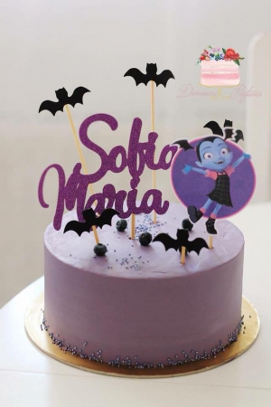 Vampirina - Suita toppere tort cu Vampirina si 5 linieci