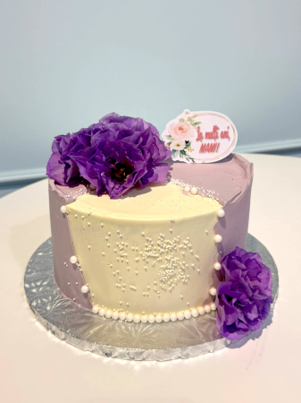 Stegulet cu la multi ani Mama, oval cu flori [9]