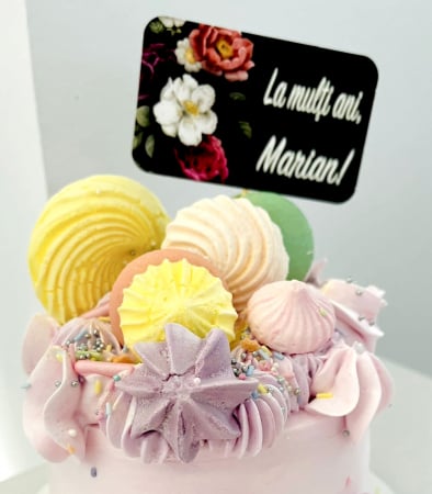 Nume - Ornament pentru tort cu numele Marian