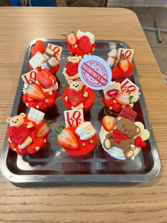 Stegulet din carton tip stampila pentru tort de Sfantul Valentin [1]