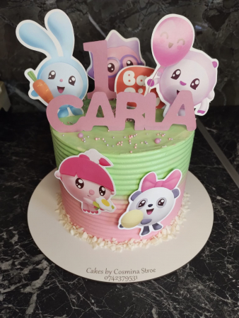 Toppere tort personalizat cu Baby Riki [13]