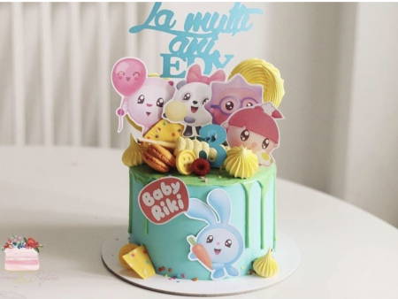 Toppere tort personalizat cu Baby Riki [8]