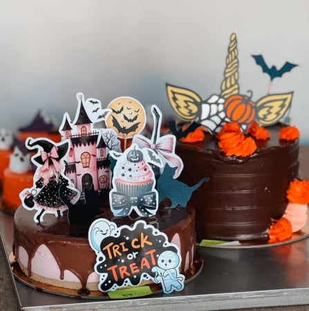 Suită de toppere din carton cu tematica Halloween [2]