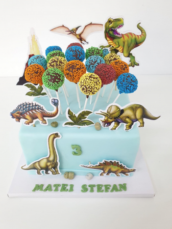 Suita de Toppere Dinozauri – Decor Tematic pentru Torturi și Candy Bar-uri [10]
