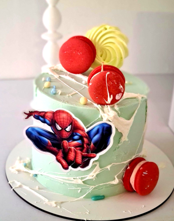 Suita de tort cu Spiderman si personalizata [26]