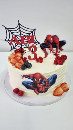 Suita de tort cu Spiderman si personalizata [16]