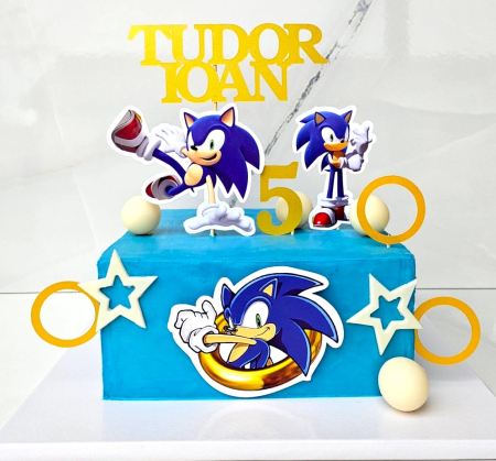 Suita toppere de tort cu Sonic [17]
