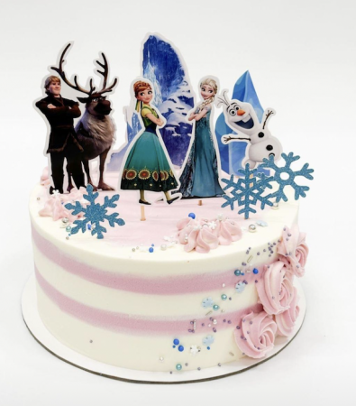 Toppere tort - Suita toppere tort cu Anna, Elsa, Kristoff, Sven și Olaf