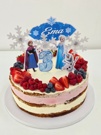 Suita toppere tort cu Anna, Elsa, Kristoff, Sven și Olaf [26]