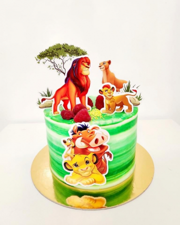 Toppere de tort din carton cu tematica Regele Leu [7]
