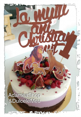 Toppere de tort din carton cu tematica Regele Leu [4]