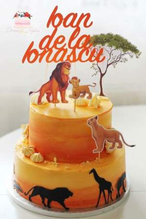 Toppere de tort din carton cu tematica Regele Leu [5]