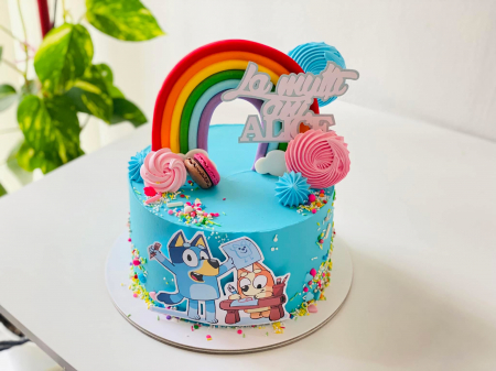 Suita toppere tort decoratiune cu Bluey [16]