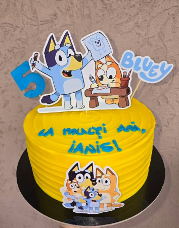 Suita toppere tort decoratiune cu Bluey [35]