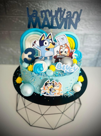 Suita toppere tort decoratiune cu Bluey [31]