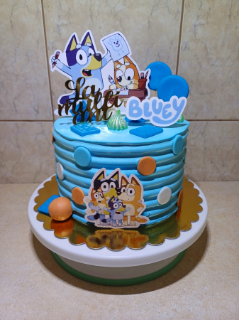 Suita toppere tort decoratiune cu Bluey [30]
