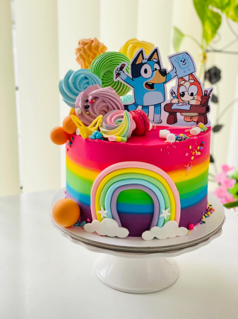 Suita toppere tort decoratiune cu Bluey [24]