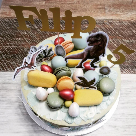 Suită toppere tort cu dinozauri realiști [4]