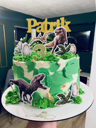 Suită toppere tort cu dinozauri realiști [3]