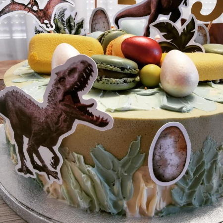 Suită toppere tort cu dinozauri realiști [1]