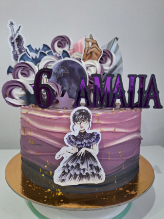 Suita toppere de tort din carton cu Wednesday [5]