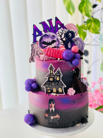 Toppere tort cu Wednesday pentru tort [3]